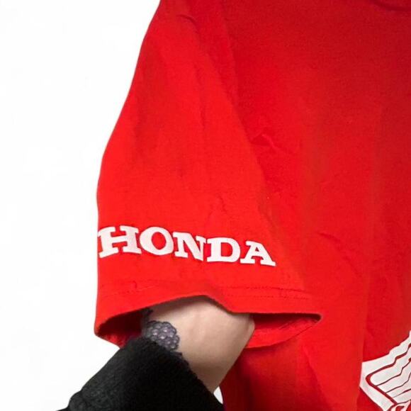Red honda racing tee men’s L - Picture 5 of 5